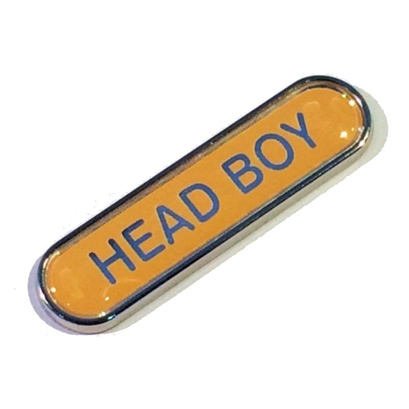 HEAD BOY bar badge
